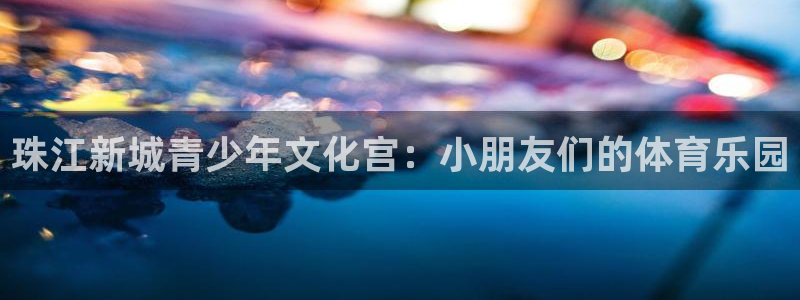逐梦国际体育官网入口登录：珠江新城青少年文化宫：小朋友们的体育乐园