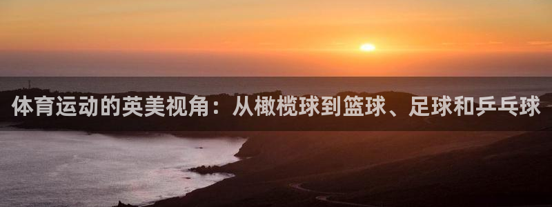 逐梦国际2注册：体育运动的英美视角：从橄榄球到篮球、足球和乒乓球